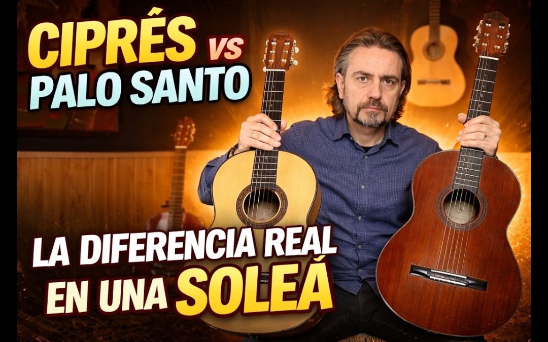 DIFERENCIA ENTRE UNA GUITARRA DE CIPRES Y PALOSANTO